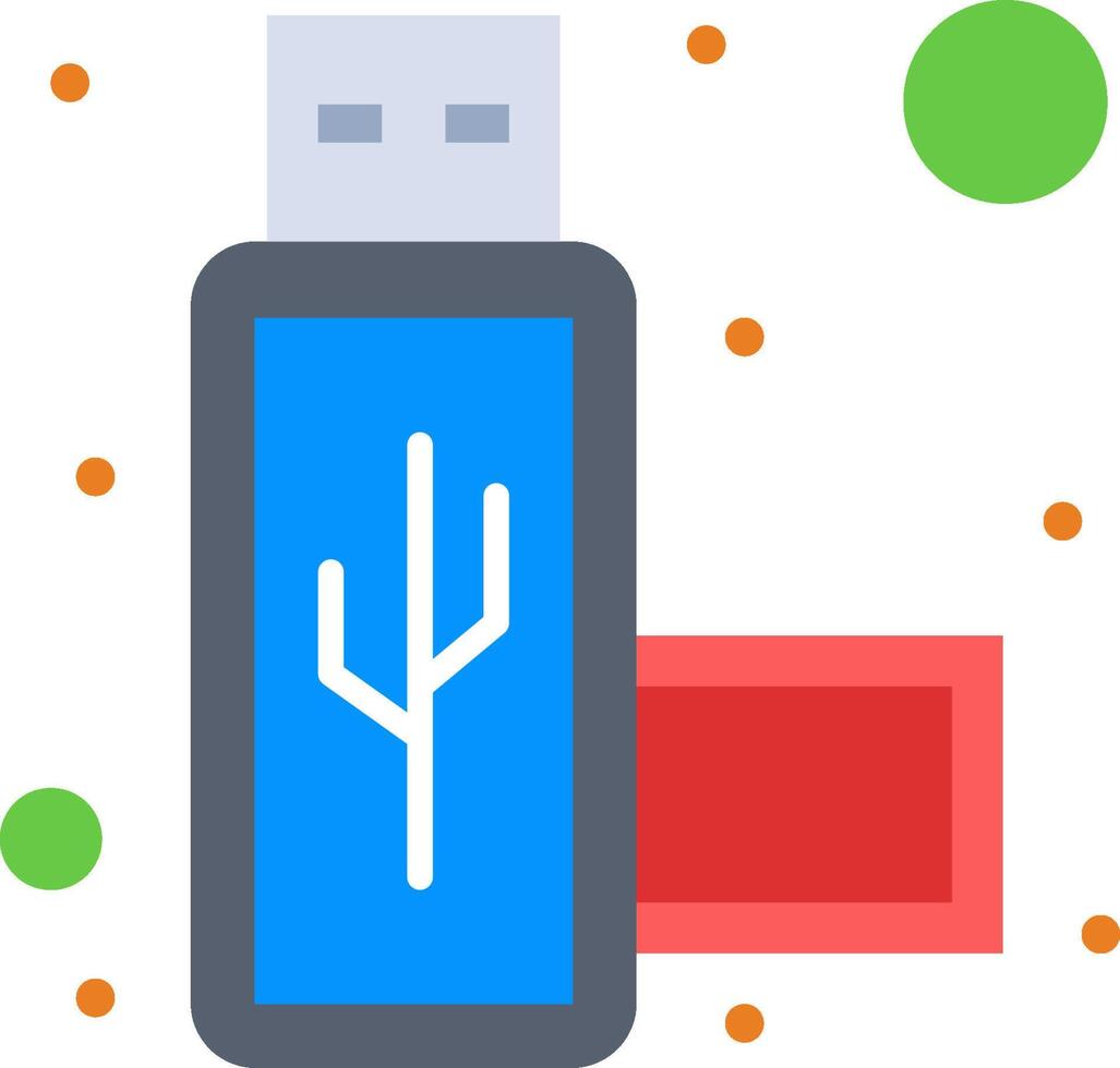 Usb drive icon vector