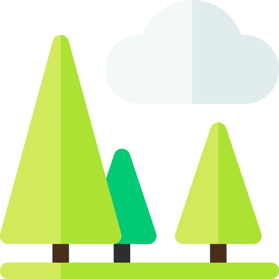 Forest trees clipart vector