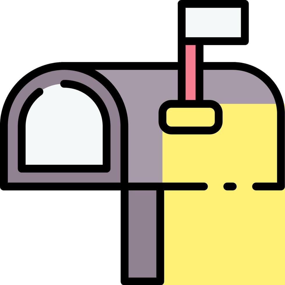 Mailbox icon illustration vector