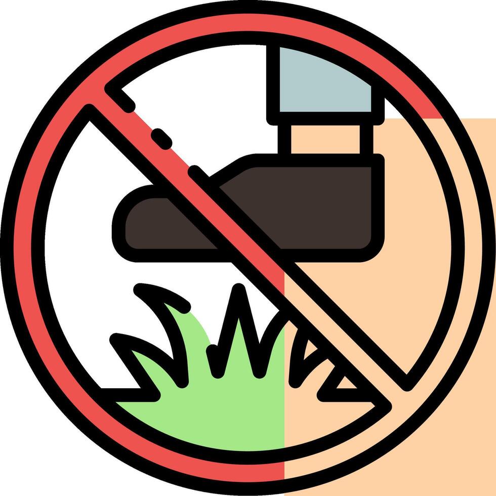 No shoes allowed sign vector