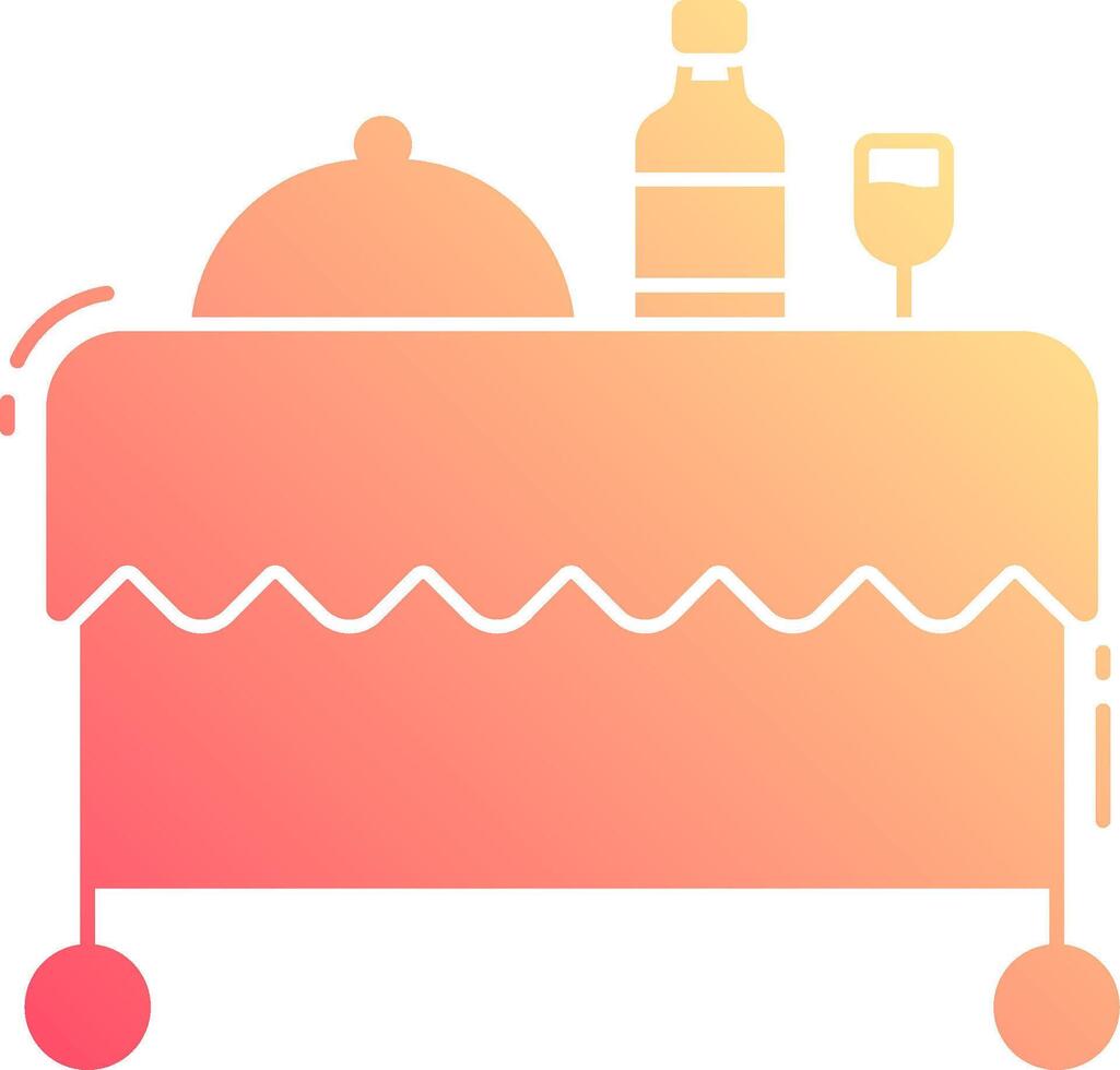 A table with a drink and food on it vector