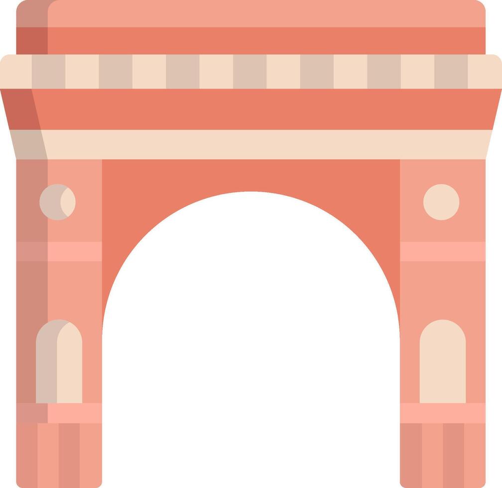 The arch of triumph is a symbol of victory vector