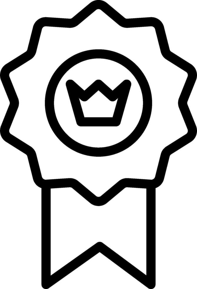 A black and white icon of a crown vector