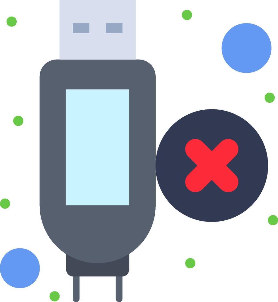 How to remove a usb stick from a computer vector