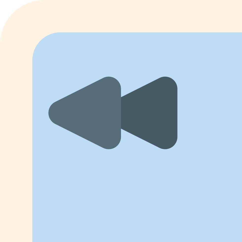 A blue button with a triangle on it vector