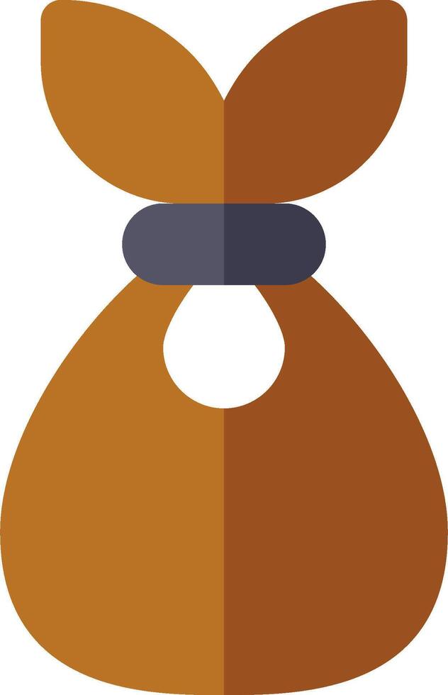 A bag with a bow on it vector