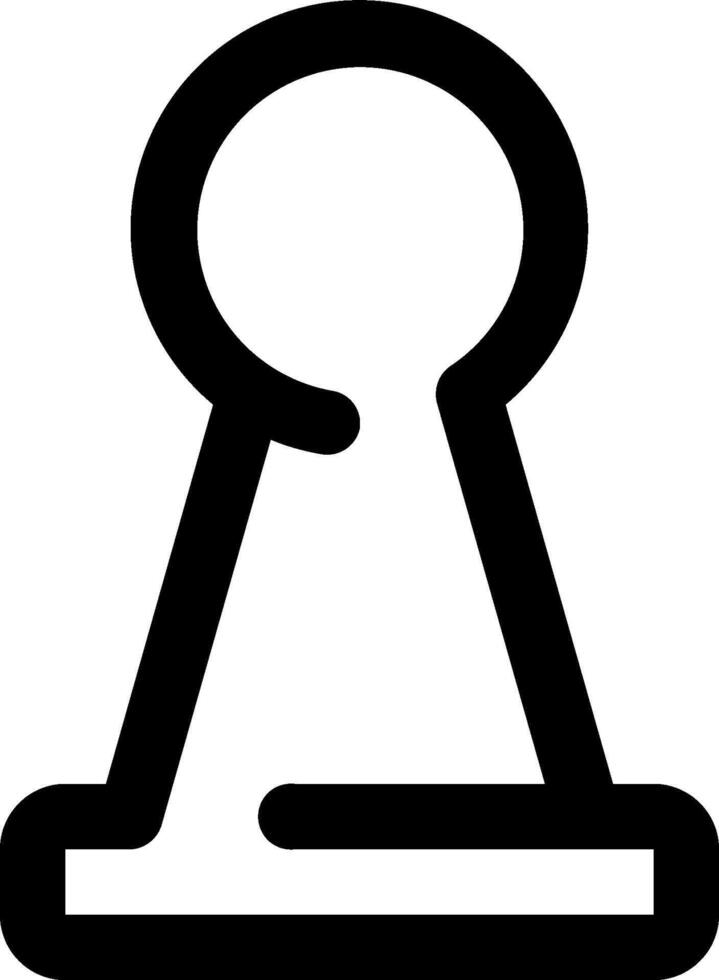 Keyhole icon illustration vector