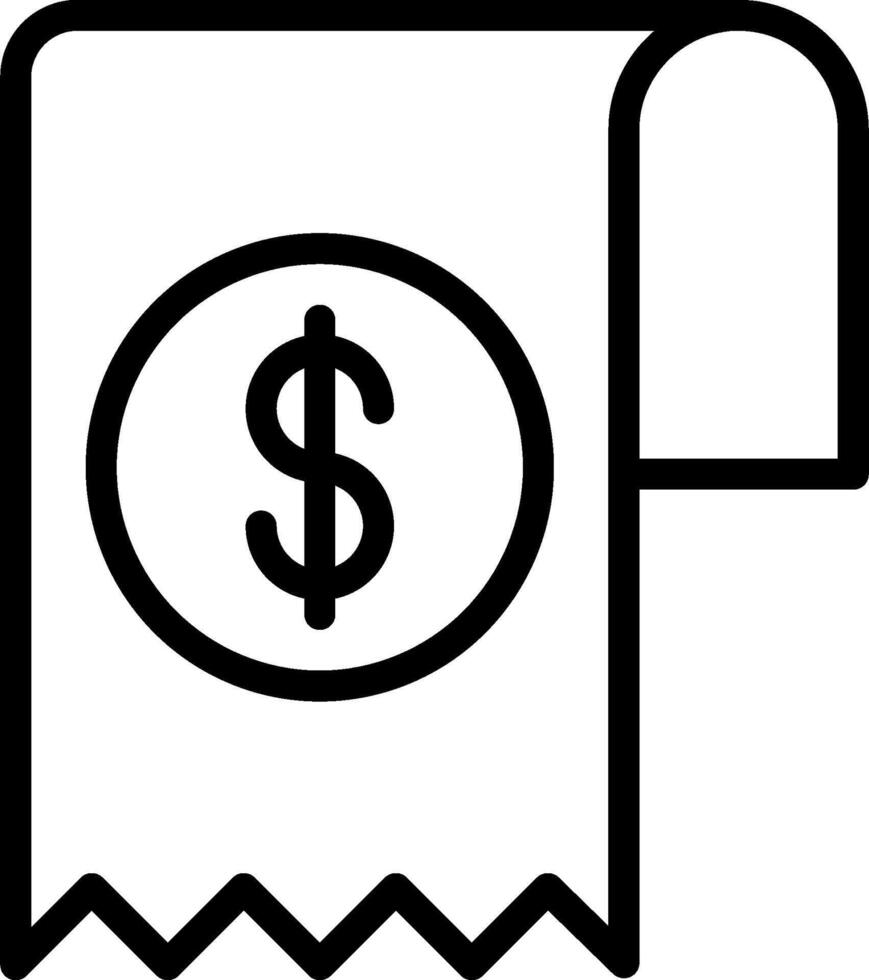 A dollar sign on a roll of toilet paper vector