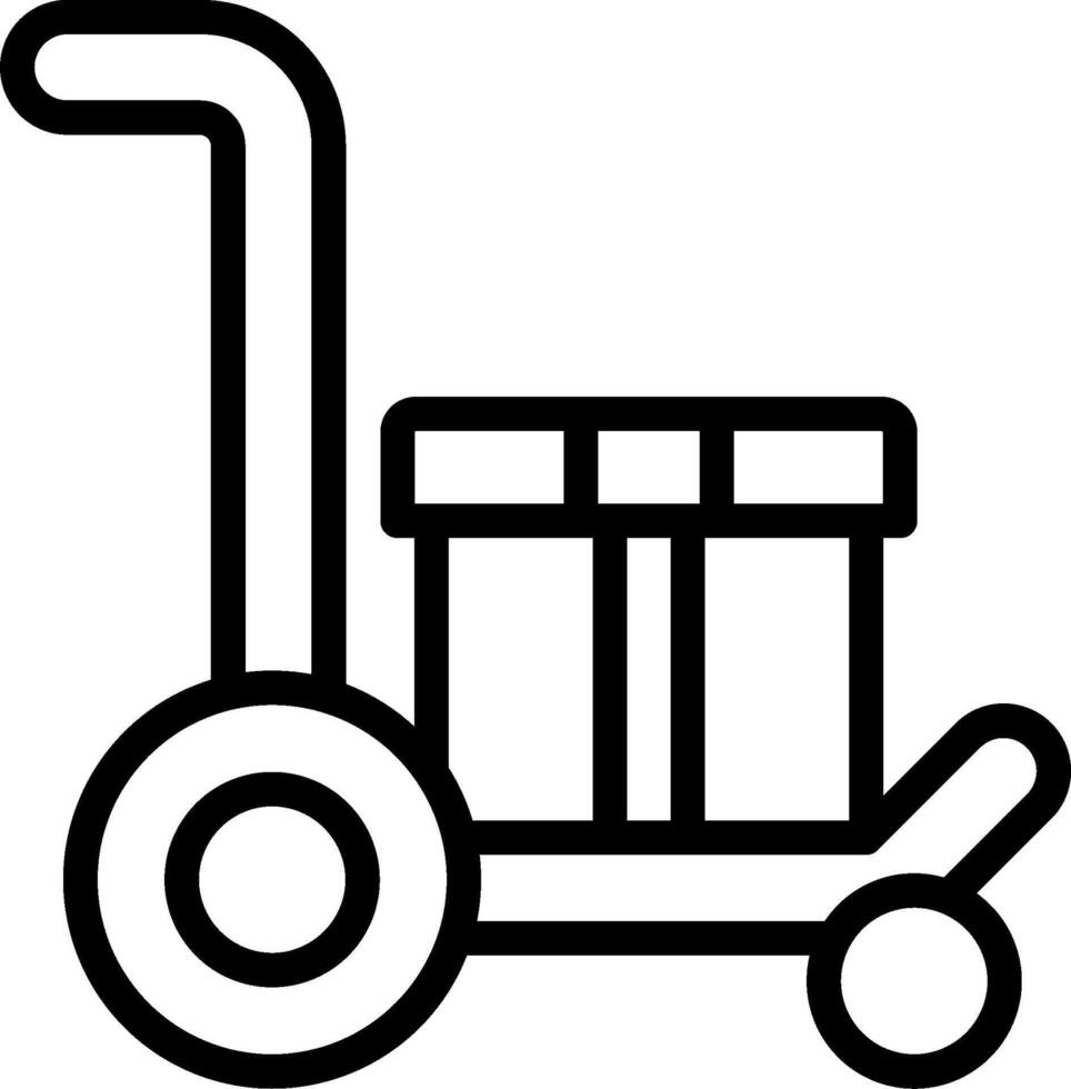 A black and white illustration of a toy truck vector