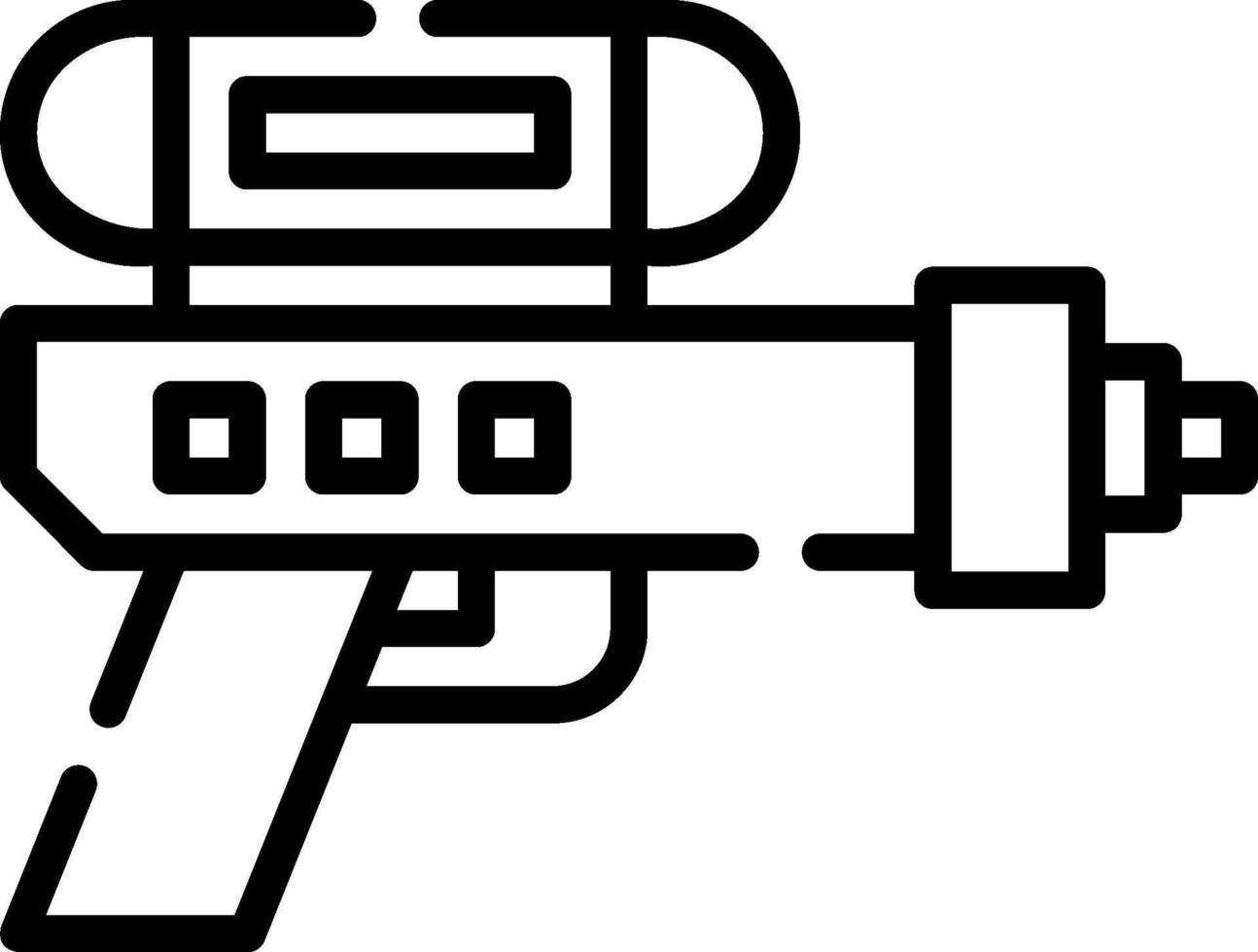 A gun icon on a white background vector