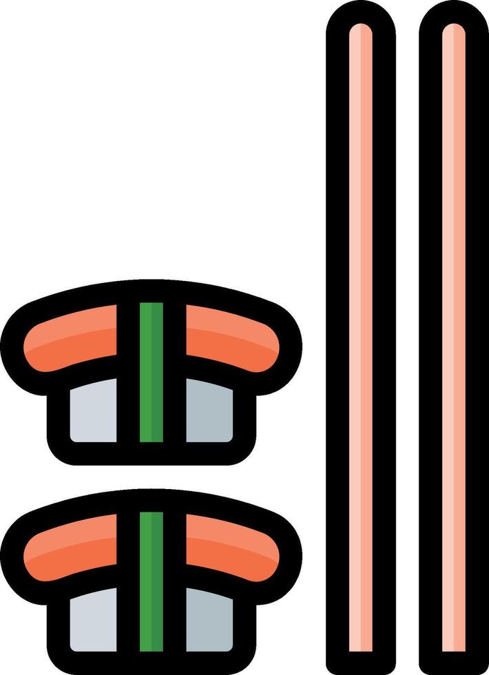 Sushi icon illustration vector
