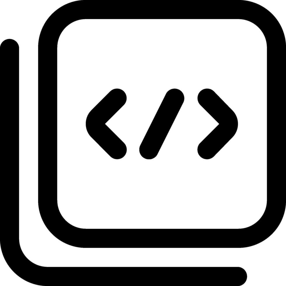 A black and white icon of a computer keyboard vector