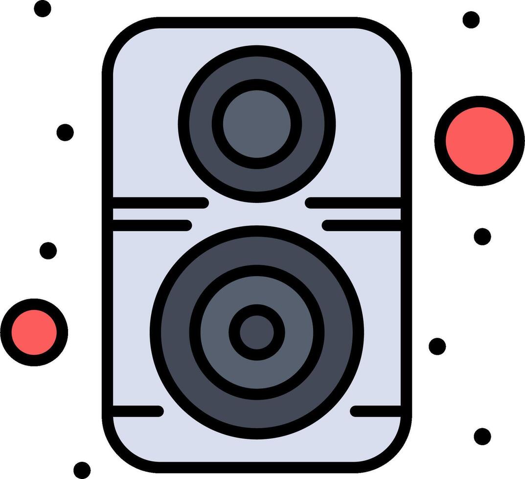 A speaker icon with dots around it vector