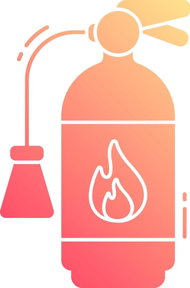 Fire extinguisher icon vector