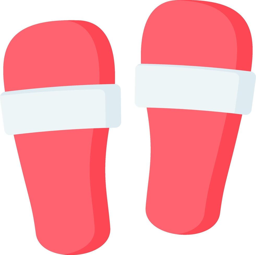 Pair of flip flops vector