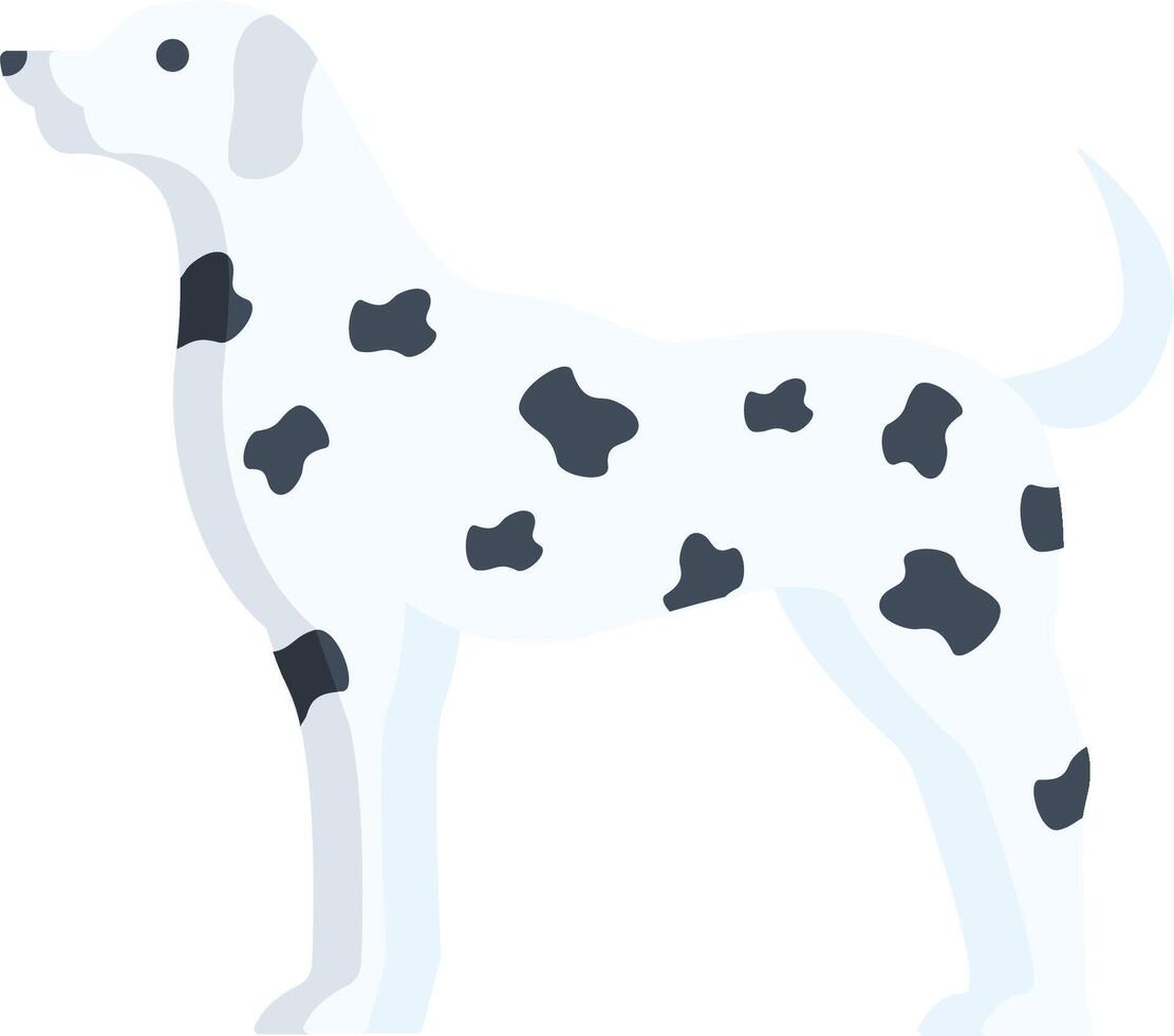 Dalmatian dog clipart vector