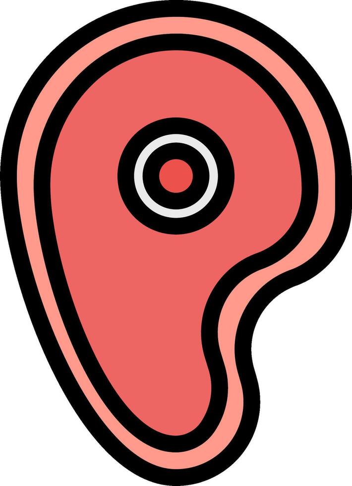 Meat icon illustration vector