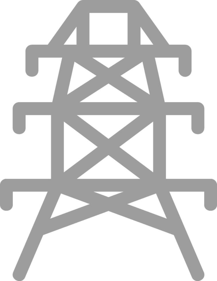 Electricity tower icon illustration vector