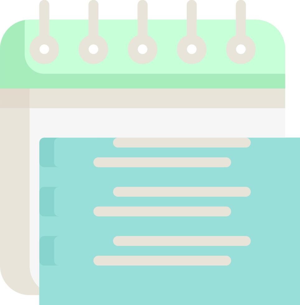 A calendar icon with a pen and paper vector