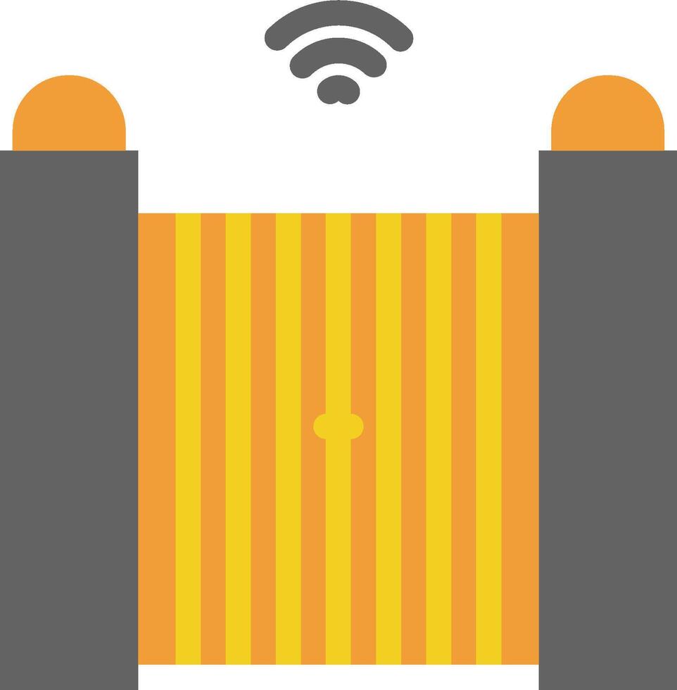 A wifi signal is shown on a wall vector