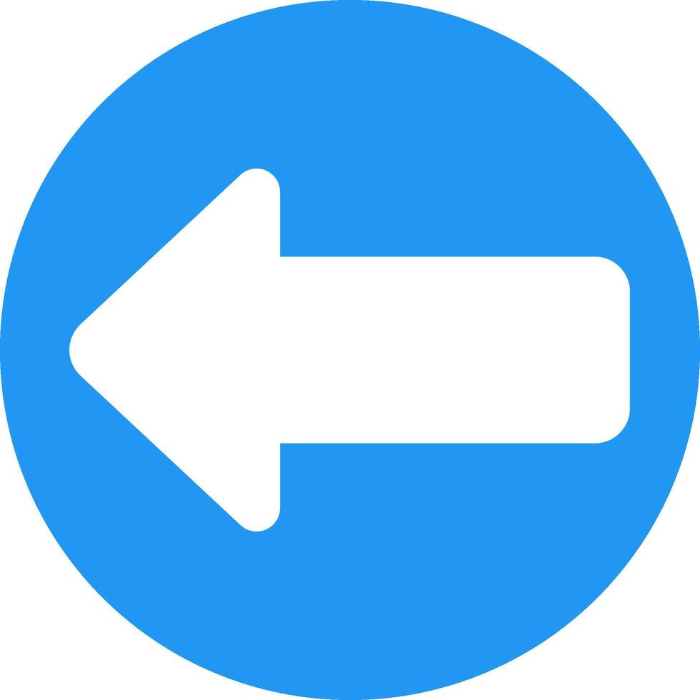 A blue and white arrow pointing in the direction of the right vector