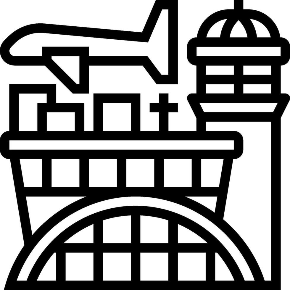 Airport icon illustration vector
