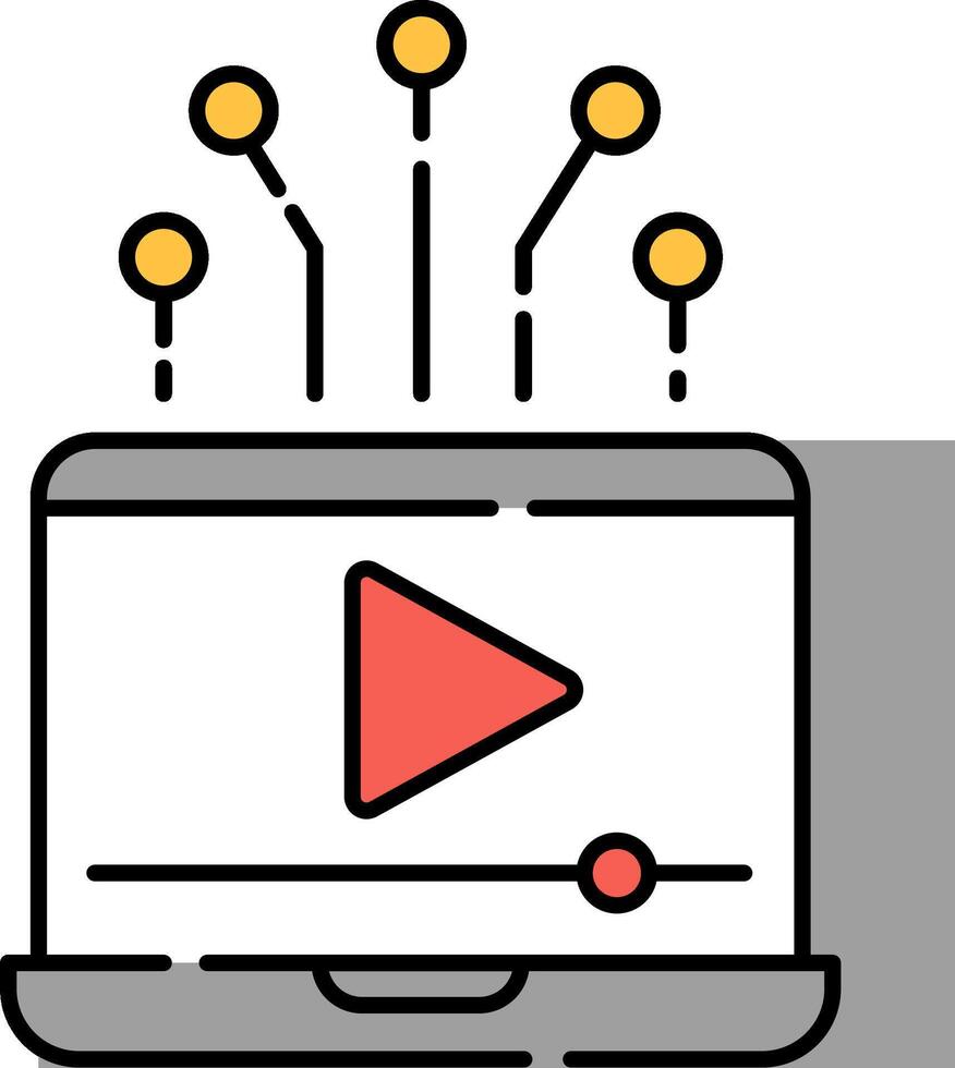 player icon with dots and arrows vector