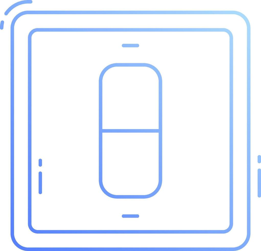 A pill icon on a white background vector