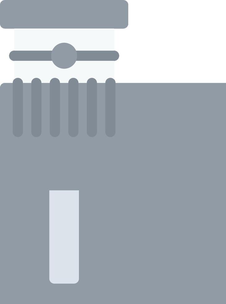 A flat icon of a refrigerator vector