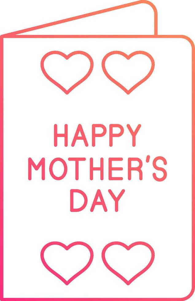 Happy mother's day card vector