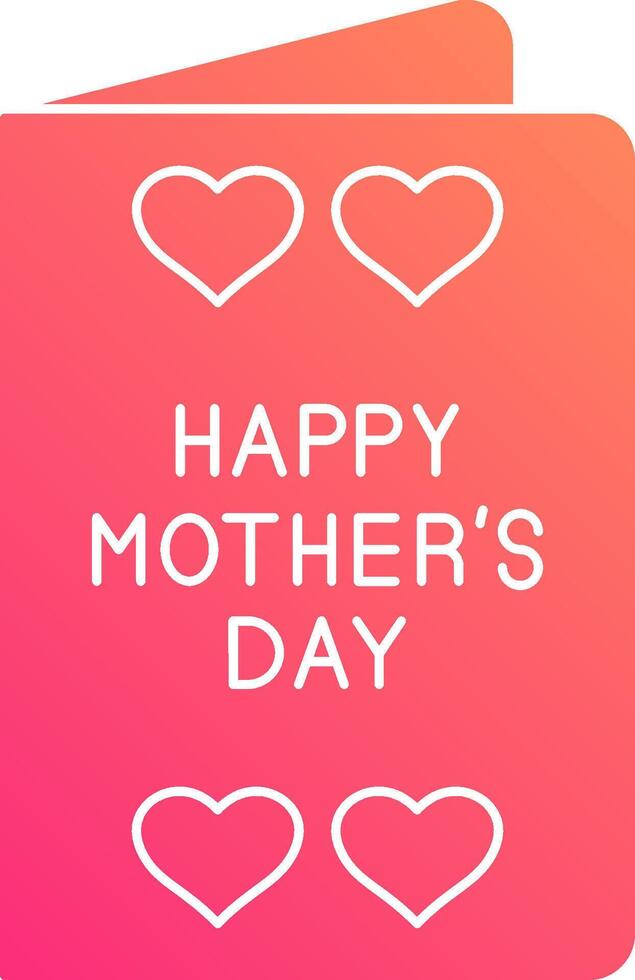Happy mother's day card vector