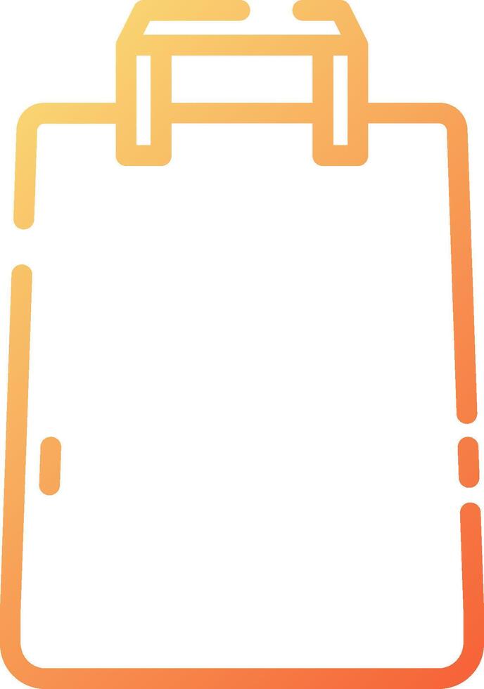 A shopping bag icon on a white background vector