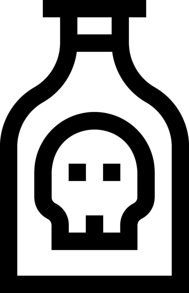 A black and white skull icon vector