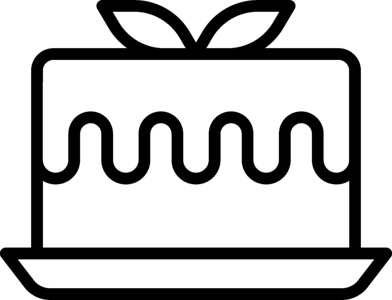 Cake icon price 1 vector
