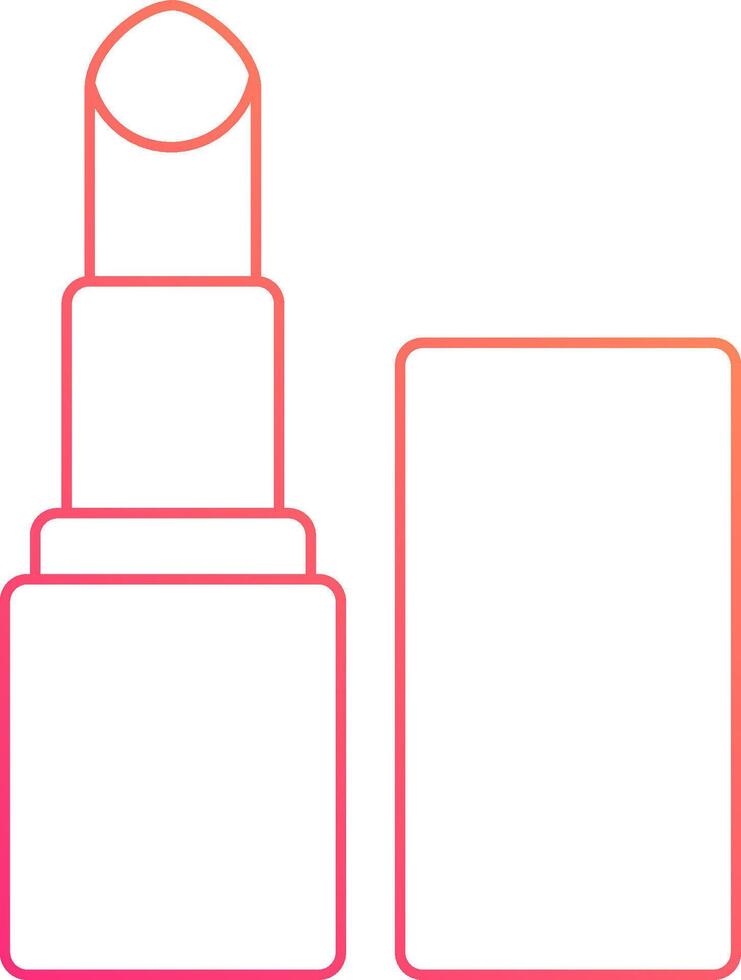 Lipstick illustration design vector