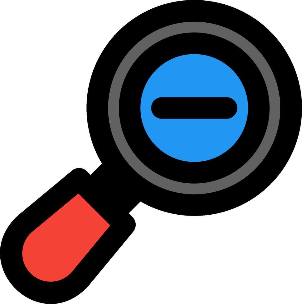 Magnifying glass icon vector