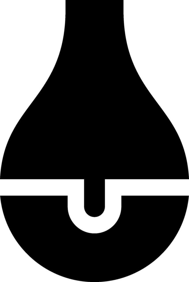 A black and white image of a test tube vector