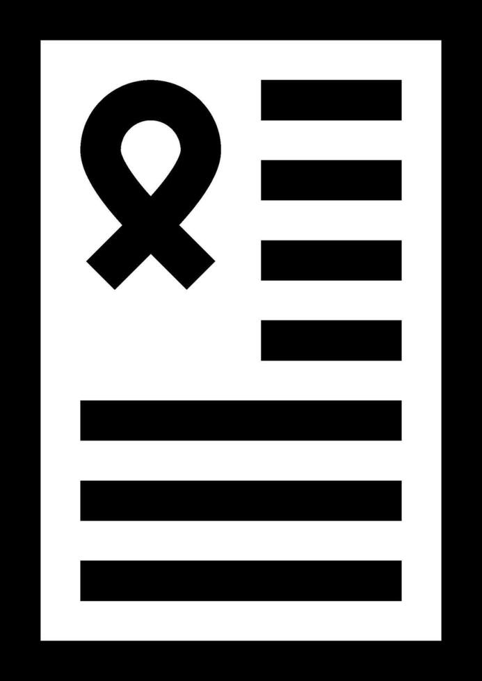 A black and white image of a ribbon vector