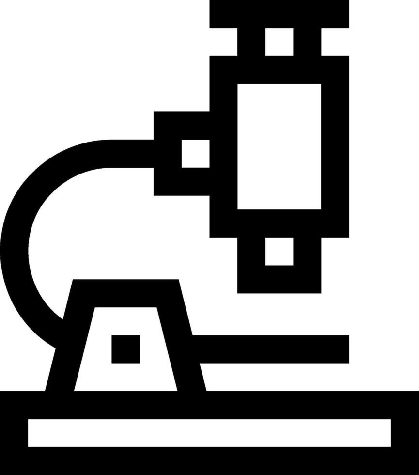 Microscope icon illustration vector