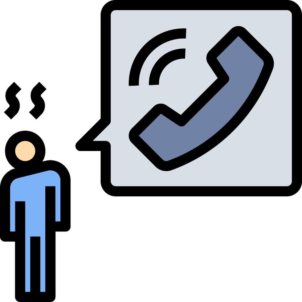 Phone call icon vector