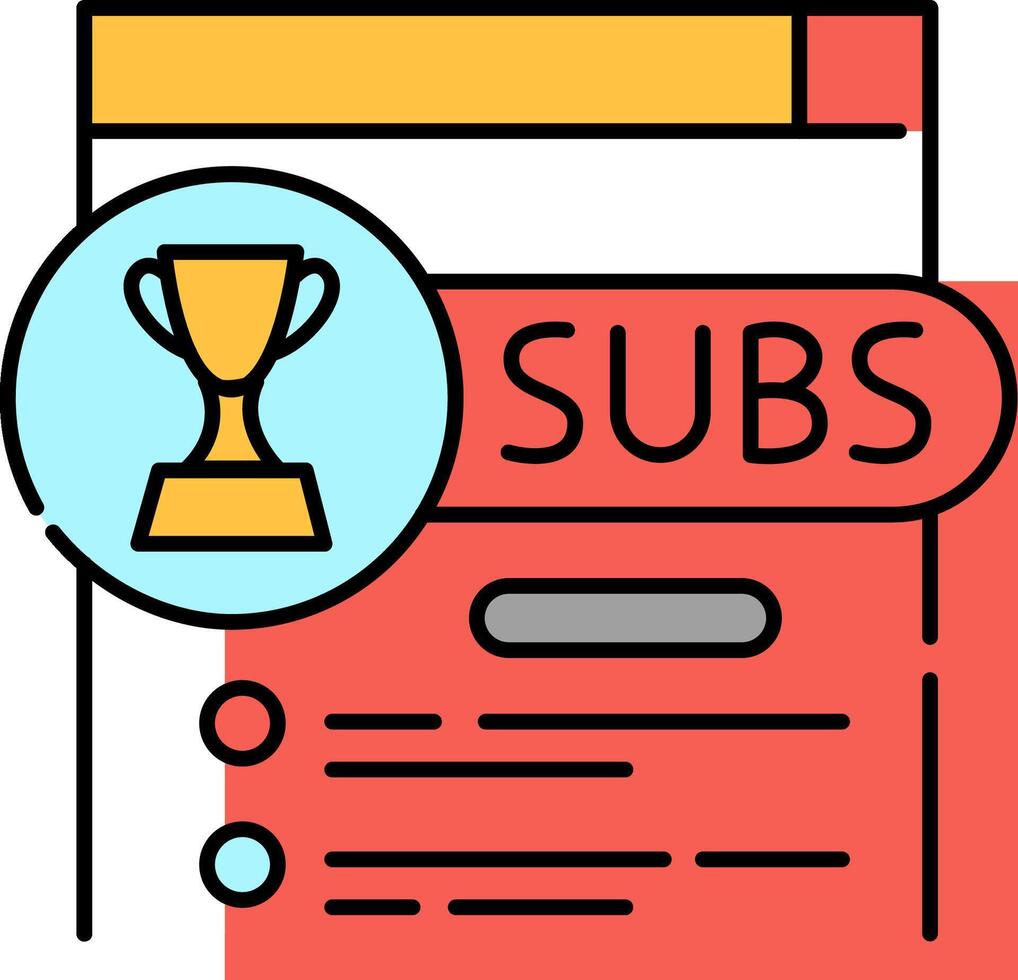 Subs illustration design vector