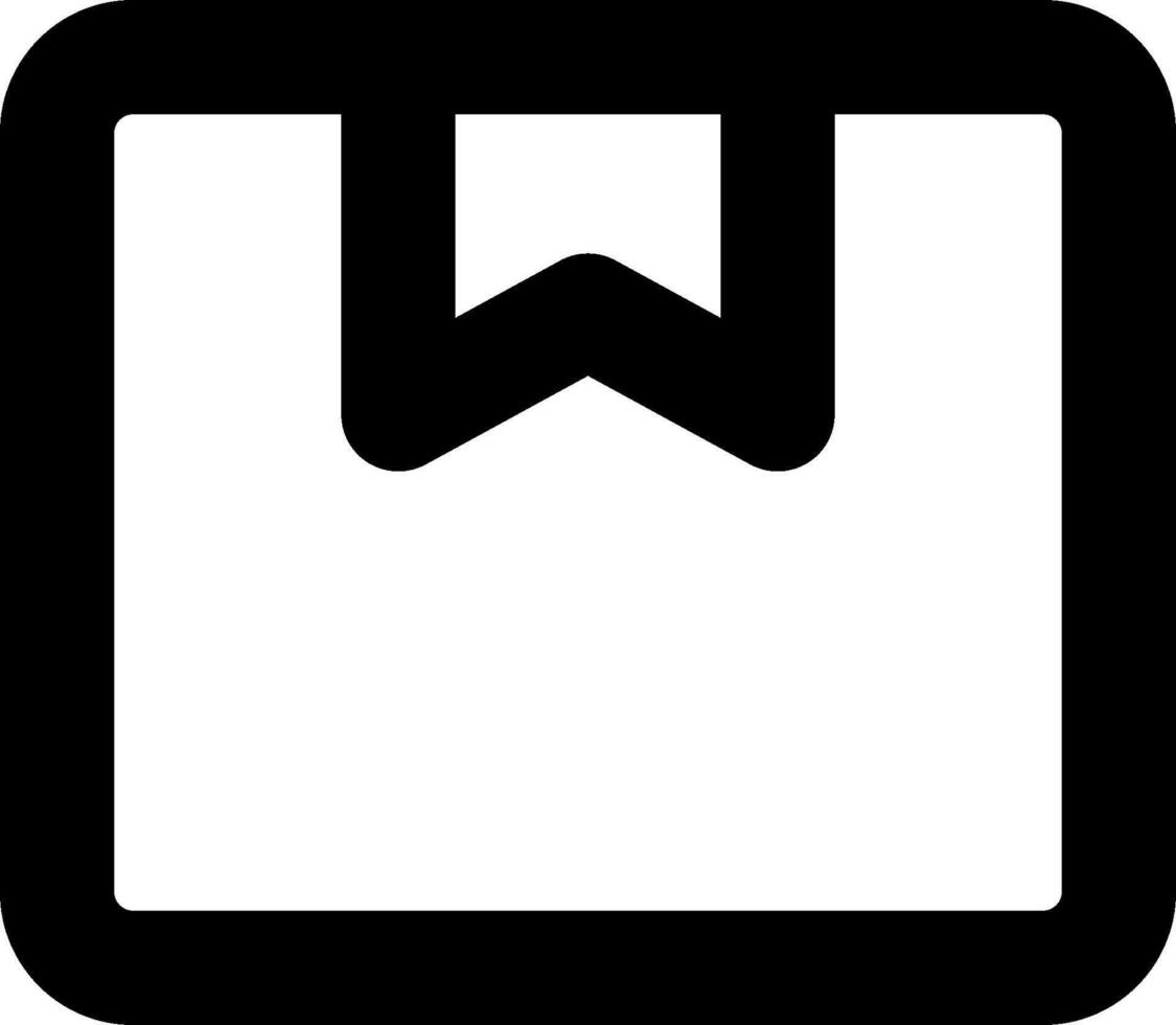 A black and white icon of a book vector