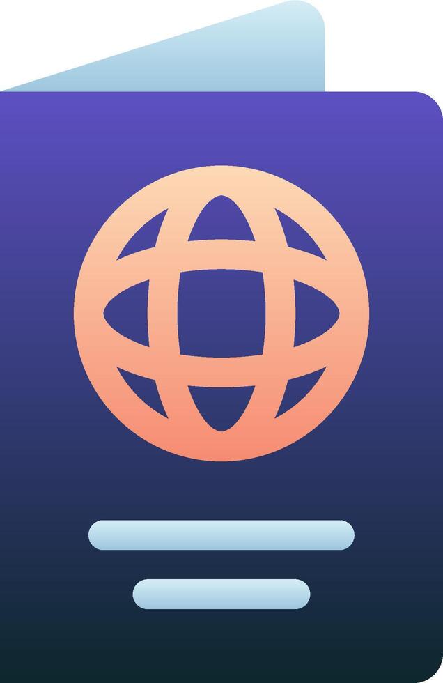 The globe icon on a blue folder vector