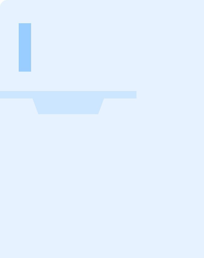 A blue square with a white background vector