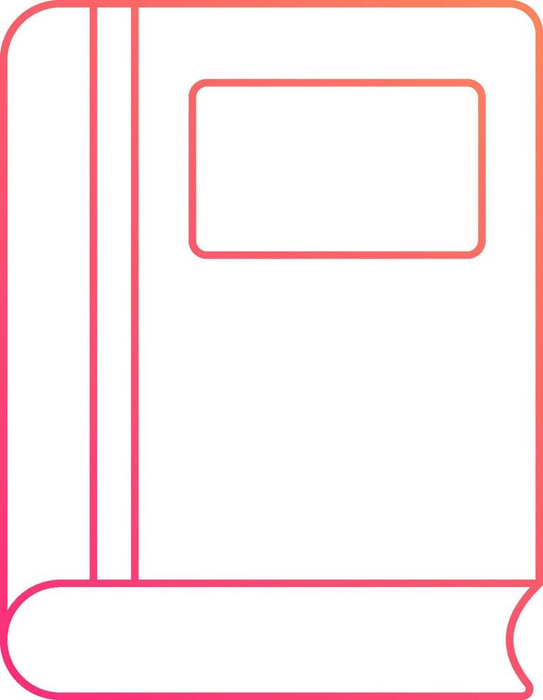 A book icon with a pink background vector