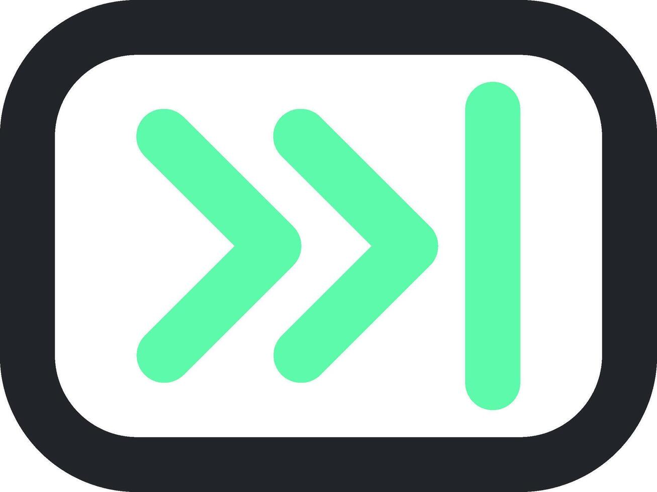 A green arrow pointing to the left vector