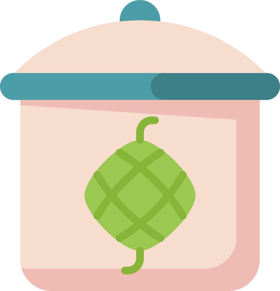Hoppy container with green leaves vector