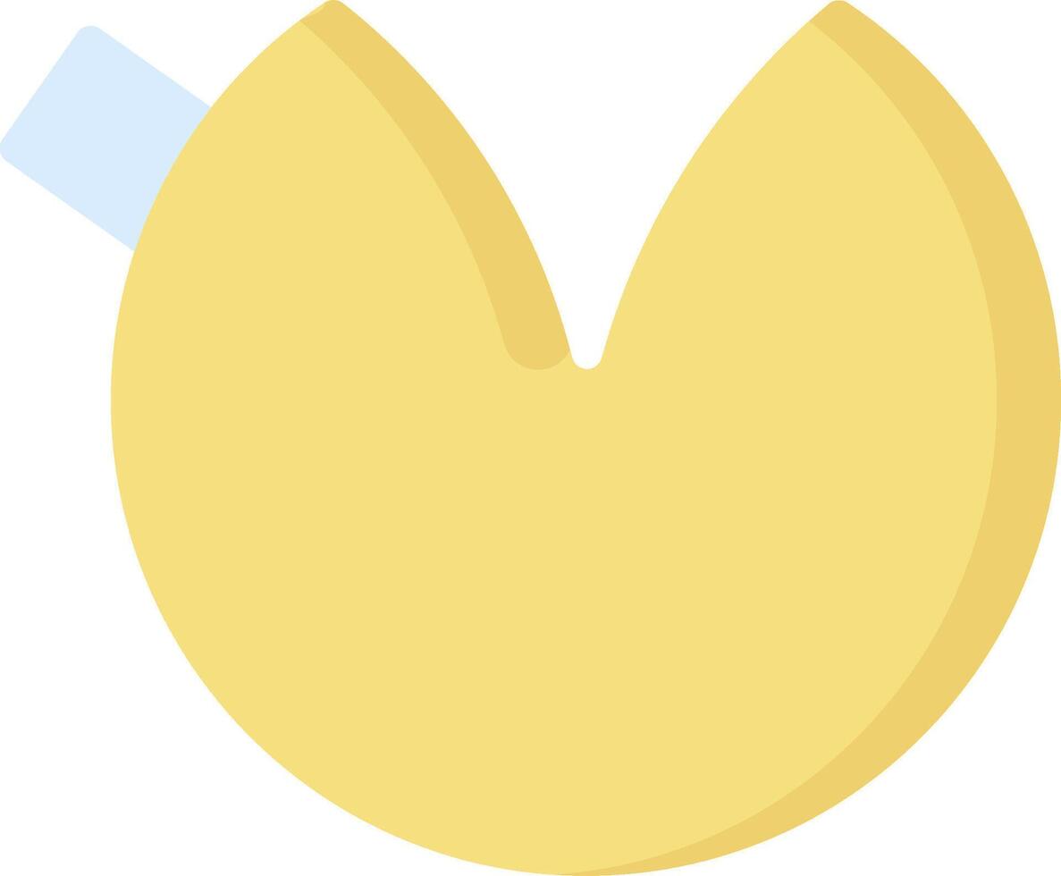 A yellow coin with a blue sticker on it vector