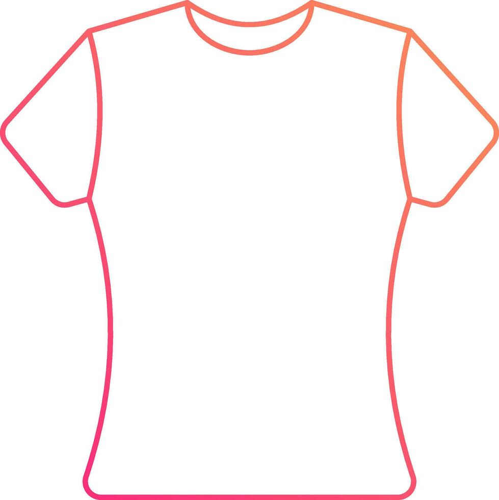 A t - shirt on a white background vector