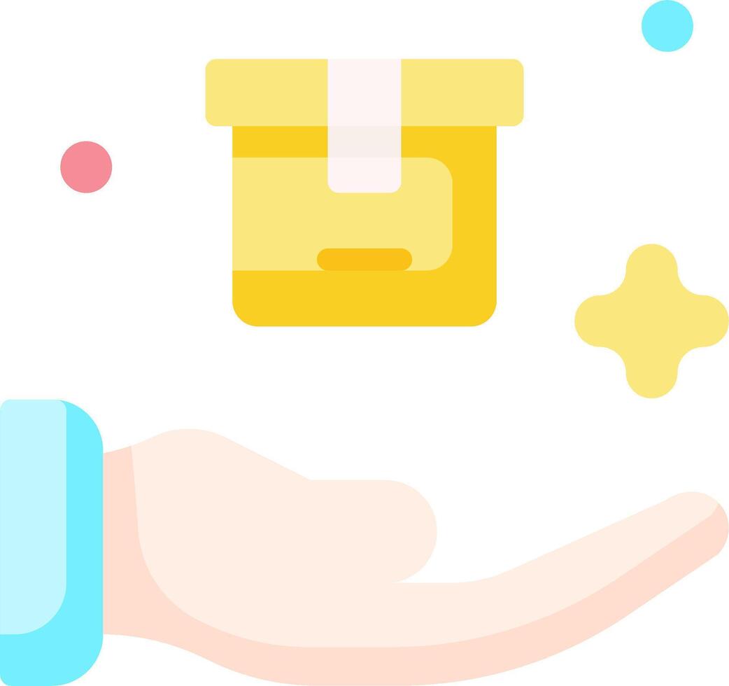 A hand holding a jar of honey and a box of jelly vector